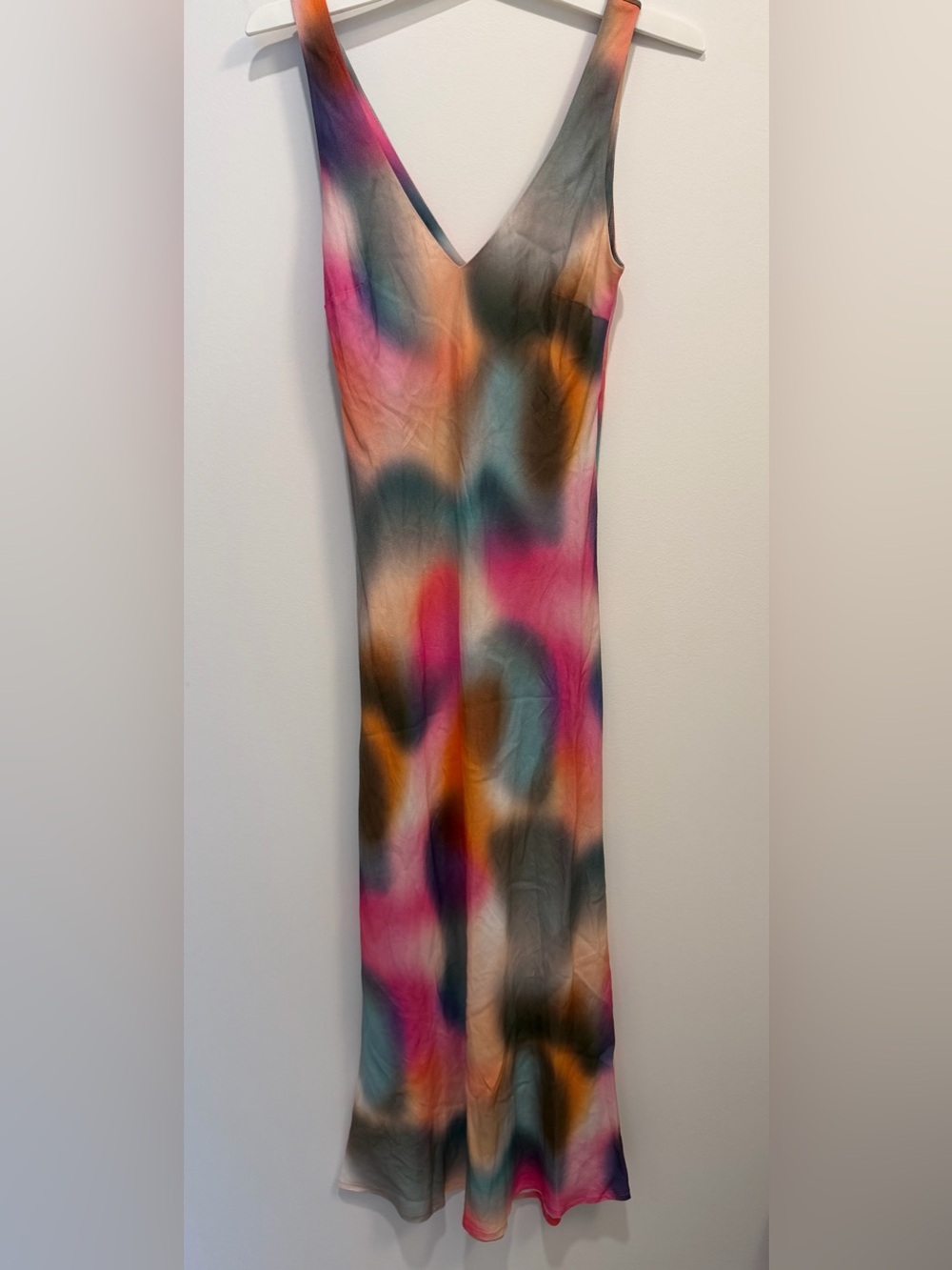 LNA Multicolored Slip Dress